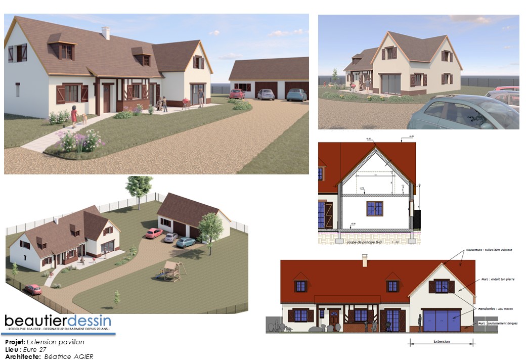 permis Extension pavillon Eure