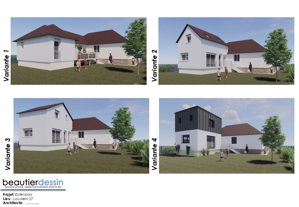 001 avant projet extension Louviers