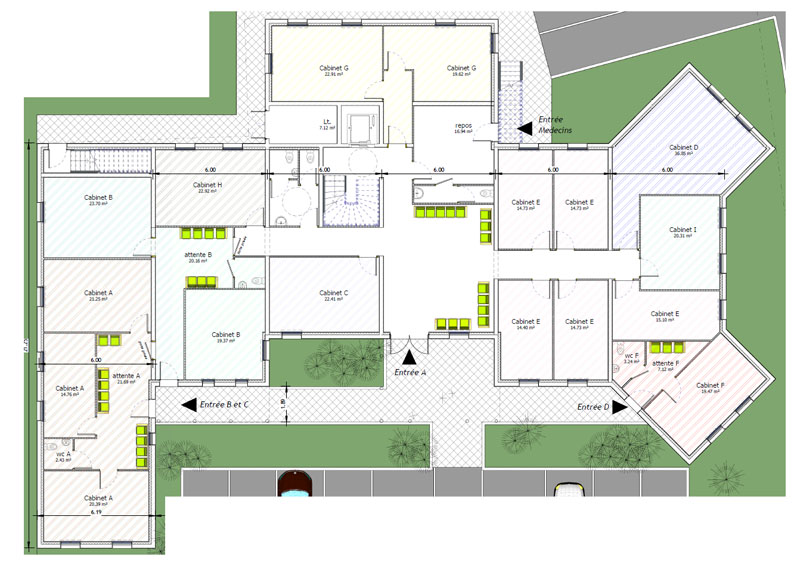 avant-projet-plan-maison-medical_copyright-beautier-dessin