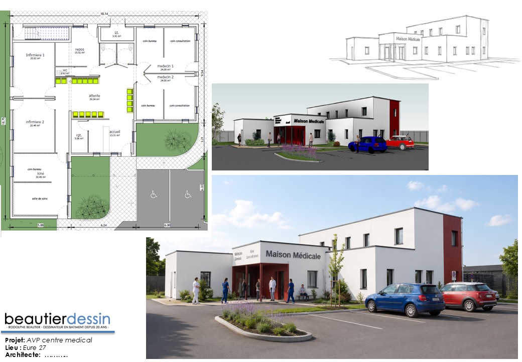 009avant Projet centre medical Eure